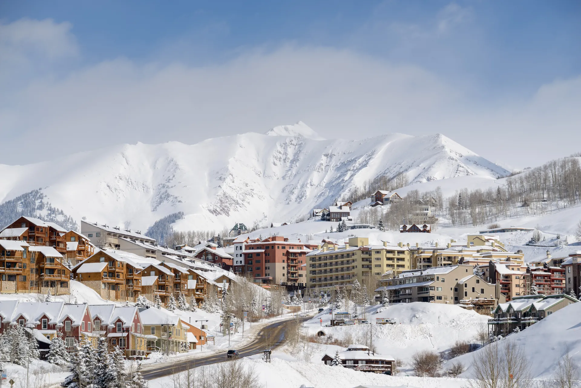 Crested Butte and the surrounding Colorado landscape